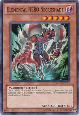 Elemental HERO Necroshade - RYMP-EN005 - Common - Unlimited Edition - Heavily Pl-image