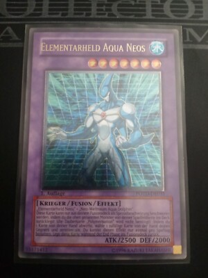 Yugioh Elemental Hero Aqua Neos POTD-EN031 Ultimate Rare 1st Editiom German VLP-image