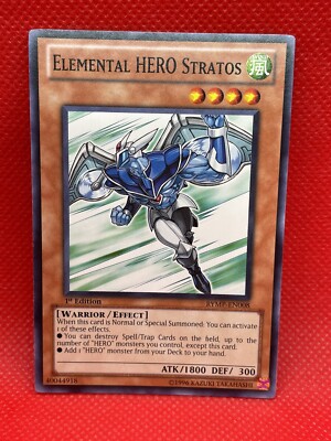RYMP-EN008 Elemental HERO Stratos Common 1st Edition NM Yugioh Card-image
