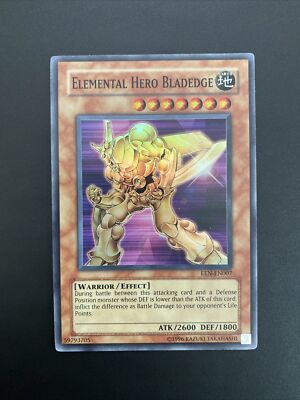 Yu Gi Oh Elemental Hero Bladedge Hero Elemental Een-en007 Eng Super Rare Rare-image