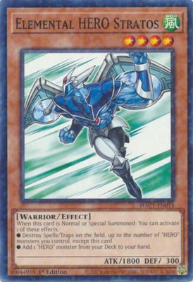 Elemental HERO Stratos - HAC1-EN015 - Common - 1st Edition (Duel Terminal) - Nea-image