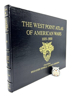 EASTON PRESS West Point Atlas Of American Wars 1689-1900 Vol I Leather Military-image
