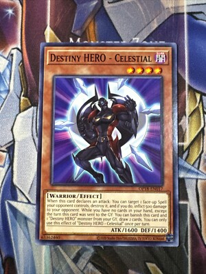 Yugioh! 1x Destiny HERO - Celestial - OP18-EN017 - Common - Unlimited Edition Ne-image