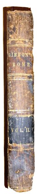 GIBBON'S ROME Decline and Fall of the Roman Empire 1835, vol 2 with rare MAP-image