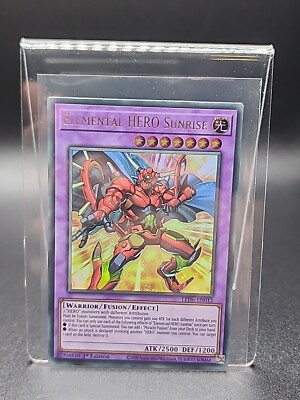 Elemental HERO Sunrise LED6-EN012 Ultra Rare 1st Ed NM-image