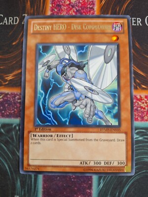 Yu-Gi-Oh! TCG Destiny HERO - Disk Commander RYMP-EN035 Rare 1st Edition NM-image