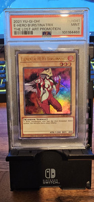 Elemental Hero Burstinatrix - Lost Art Promotion LART-EN041 - PSA 9-image