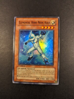 Yu-Gi-Oh! TCG ELEMENTAL HERO NEOS ALIUS TAEV-EN018  1ST Edition yugioh NP NM-image