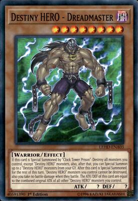 Yu-Gi-Oh! Destiny HERO - Dreadmaster LEHD-ENA03 Common NM-image