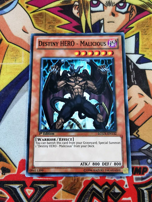 Destiny HERO Malicious lcgx-en132 1st Edition (VLP) Common Yu-Gi-Oh!-image