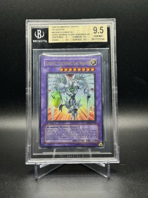 BGS 9.5 Elemental HERO Shining Flare Wingman 1st Edition EEN-EN036 UR Gem Mint-image