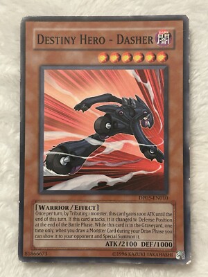 Yu-Gi-Oh Destiny Hero Dasher Unlimited Duelist Pack 5 DP05-EN010-image