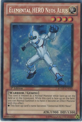 Yugioh Elemental Hero Neos Alius RYMP-EN010 Secret Rare 1st Edition LP-image
