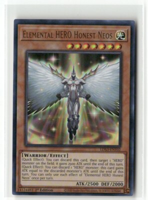 Elemental HERO Honest Neos LDS3-EN102 NM 1st Ed Yugioh-image