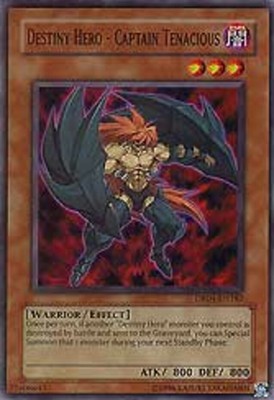 Destiny HERO - Captain Tenacious - LCGX-EN123 - Common - Unlimited Edition - Hea-image