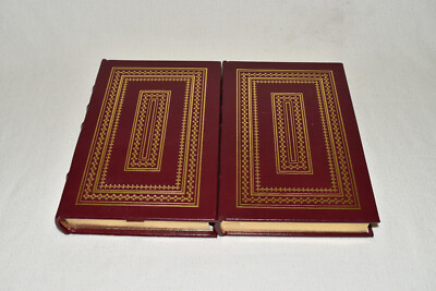 Easton Press 2V THE FOUNTAINHEAD Ayn Rand LEATHER Atlas Shrugged Anthem FINE/OOP-image