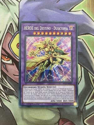 BLLR-EN025 Destiny HERO - Dusktopia Secret Rare Spanish 1st Ed NM Yugioh Card-image