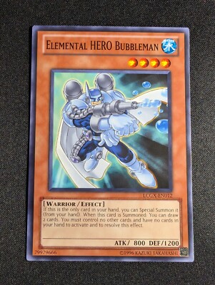 Yugioh - Elemental HERO Bubbleman LCGX-EN012 Unlimited Common NM-image