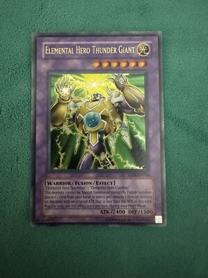Elemental HERO Thunder Giant TLM-EN036 The Lost Millennium Unlimited-image