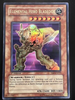 Yu-Gi-Oh! TCG Elemental Hero Bladedge Starter Deck 2006 YSD-EN019 1st Edition...-image