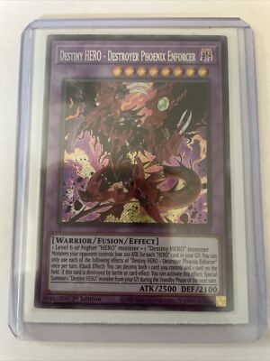 Yugioh! Destiny HERO - Destroyer Phoenix Enforcer BODE-EN039 1st Edition NM-image