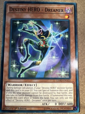 Yu-Gi-Oh Legendary Hero Decks - Destiny Hero - Dreamer LEHD-ENA13 - 1st Edition-image
