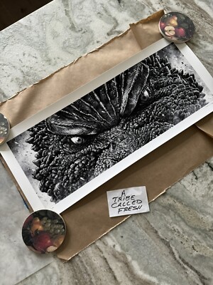 Black + White Godzilla Minus One Edmiston Eyes Without A Face EWAF Stout Mondo -image