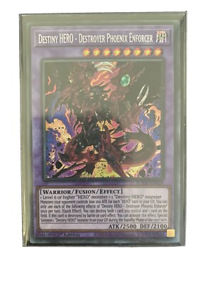 Destiny HERO - Destroyer Phoenix Enforcer BODE-EN039 -Secret Rare-1st Ed NM-image