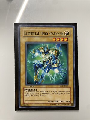 Yu-Gi-Oh! TCG Elemental Hero Sparkman Starter Deck 2006 YSD-EN010 1st Edition...-image