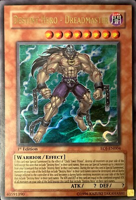 Destiny Hero - Dreadmaster EOJ-EN004 1st Edition Ultra Rare LP-image