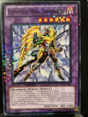 Yugioh Common Elemental Hero Darkbright DT04-EN036 Duel Terminal Vol 4 Mint-image
