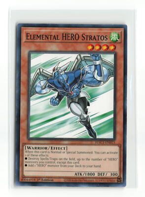 ELEMENTAL HERO STRATOS HAC1-EN015 1ST EDITION YUGIOH TCG NM-image