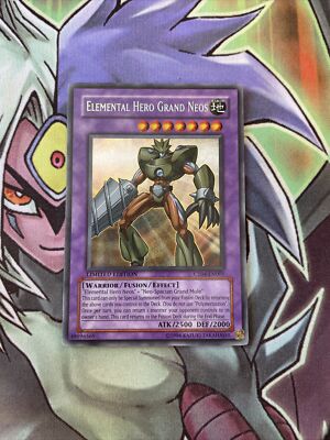 CT04-EN001 Elemental Hero Grand Neos Secret Rare Limited Edition NM Yugioh Card-image
