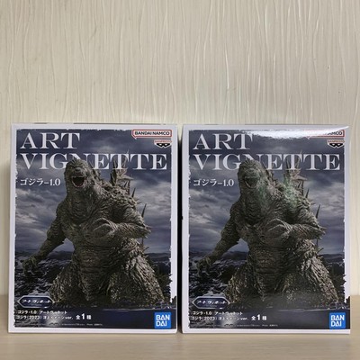 Godzilla-1.0 2023 Art Vignette Figure Set with King Ghidora, Mothra, Space Godzi-image