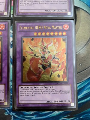 YuGiOh, Elemental Hero Nova Master, Ultimate Rare, GENE-EN093, Unlimited, NM-image