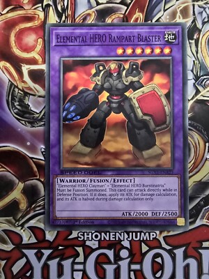 Yugioh! Elemental HERO Rampart Blaster - SGX1-ENA23 - Common - 1st Edition Near -image