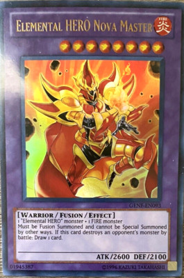 Elemental Hero Nova Master - GENF-EN093 - Ultra Rare YuGiOh TCG Card-image