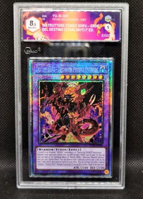 Yu-Gi-Oh! Destiny HERO - Destroyer Phoenix STARLIGHT POT-EN100 GRAAD 8.5 NM/MT+-image