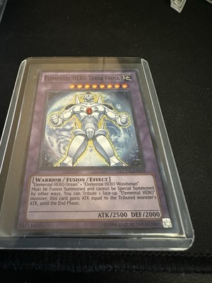 Yugioh Elemental HERO Terra Firma LCGX-EN075 Super Rare NM-image