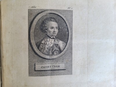 1817 VOYAGE of CAPTAIN COOK ATLAS ILLUSTRATED w/ MAP & 27 ENGRAVINGS antique-image
