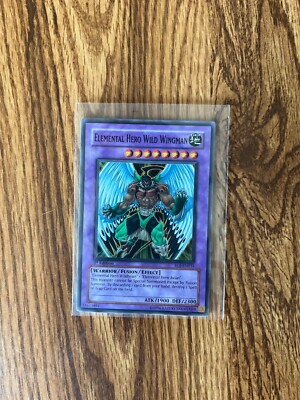 Yu-Gi-Oh! TCG Elemental Hero Wild Wingman Enemy of Justice EOJ-EN035 1st Edition-image