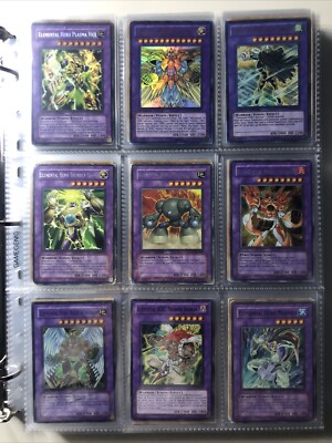 Yu-Gi-Oh  ELEMENTAL HERO and Neo Spacian Card Lot +Tin-image