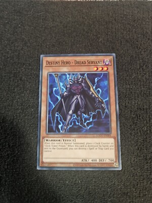 YuGiOh! Destiny Hero - Dread Servant LODT-EN004 Common Unlimited (Reprint) NM-image