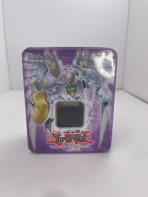 Yu-Gi-Oh Elemental Hero Shining Flare Wingman Collectible Tin EMPTY NO CARDS-image