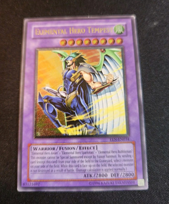 Yu-Gi-Oh Elemental Hero Tempest EEN-EN034 Ultimate Rare Unlimited MP-HP-image