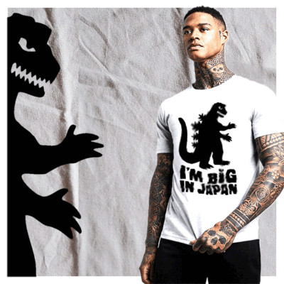 Japanese Monster t-shirt Tokyo science fiction Godzilla anime sIze S-2XL tee-image