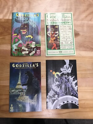 GODZILLA MONSTERPIECE THEATRE #2 Set Cover A B 1:10 1:25 Mahfood lot-image