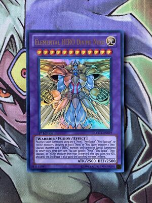 LCGX-EN077 Elemental Hero Divine Neos Ultra Rare 1st Edition NM Yugioh Card-image