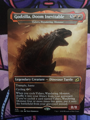 Godzilla, Doom Inevitable NM Non-Foil IKO-375 Rare MTG-image
