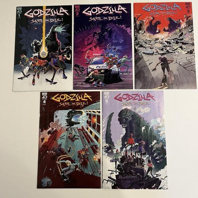 Godzilla: Skate or Die 1-5 Comlete Series Set  1 2 3 4 5 Cover A-image